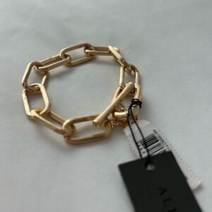 All Saints Gold Chunky Chain Bracelet